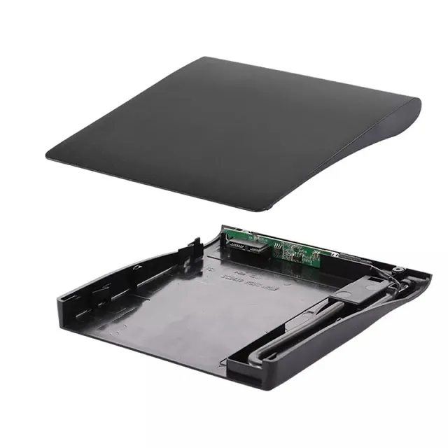 dvd drive enclosure for 11.5mm dvd player kit with Type-c and usb3.0 interface, compatible with win11/10, cd burner enclosure