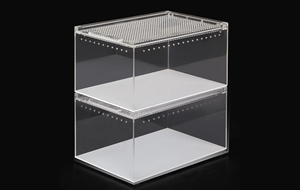 Nhảy nhện Acrylic bao vây bò sát hộp từ acrylic bò sát chăn nuôi hộp bao vây cho côn trùng thằn lằn nhện - Product Image 4