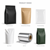 Sachets de lessive sans BPA, pochette verticale avec impression personnalisée, fermeture éclair étanche et refermable