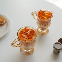 Großhandel Custom Home Decor Kreative Luxus Kaffee Getränk Duft kerzen Bienenwachs Soja Wachs Duft kerzen Geschenk Mit Kerzen gläsern