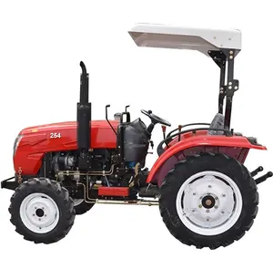 Trator agrícola 4wd walking tractor, baratos 15hp 25hp fazenda 4wd mini trator agrícola com acessórios hidráulicos