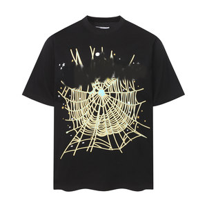 <span class=keywords><strong>T</strong></span>-<span class=keywords><strong>Shirt</strong></span> Essentials Unisex in Cotone Pesante Nero Oversize con Stampa Ragno per Uomo - Product Image 3