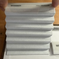 Tissu pour stores alvéolaires plissés noirs sur mesure, ODM/OEM, source fiable, pour fenêtre [Tissu uniquement]