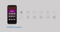 Téléphone portable Android portable PDA 4G BT Wifi avec lecteur de codes-barres 1D 2D et écran de 5,5 pouces, fabriqué en Chine