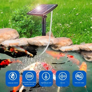 Energy Saving Solar Air <b>Pump</b> With Storage <b>Battery</b> Silent Oxygen Machine Outdoor Use Courtyard Wild Fishing Oxygen Increasing - Product Image 5