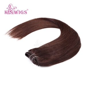 Extensions de cheveux naturels chinois Remy 100 % en gros, alignées sur les cuticules, double épaisseur, douces, sans perte, couleur foncée, lisses naturelles. - Product Image 5