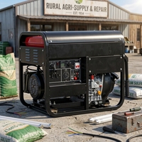 5kW 6kW 7,5kW 9kW 10kW Offener Rahmen Manueller/Elektrischer Start 110V-240V 50Hz Tragbarer Dieselgenerator 5kVA für den Außenbereich