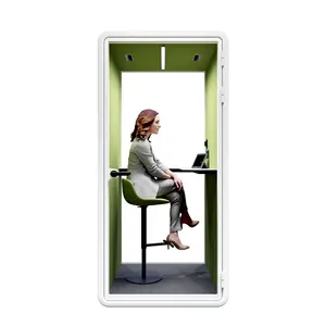 S02 Mini Sound Insulation Booth Soundproof Working Room Live Broadcasting Pod Private Telephone Quite Commercial Office Special