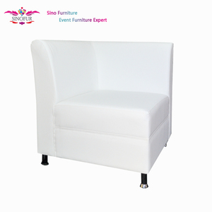 Ensemble de canapés modulaires en <span class=keywords><strong>bois</strong></span> capitonnés Sinofur, blanc, style moderne, pour mariage - Product Image 4