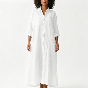 Mono <span class=keywords><strong>de</strong></span> mujer <span class=keywords><strong>de</strong></span> mezcla <span class=keywords><strong>de</strong></span> <span class=keywords><strong>lino</strong></span> con botones, <span class=keywords><strong>de</strong></span> pierna ancha, manga larga, informal y holgado, estilo Sehe Fashion - Product Image 6