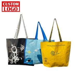 Bolsa de Compras Laminada Personalizada con Logotipo, Bolsa de Laminación Tejida de Polipropileno - Product Image 1