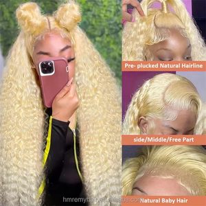 Perruques de cheveux humains bruts vietnamiens de haute qualité 613 13*4 devant complet transparentes blanchies achats en ligne de magasin populaires - Product Image 5