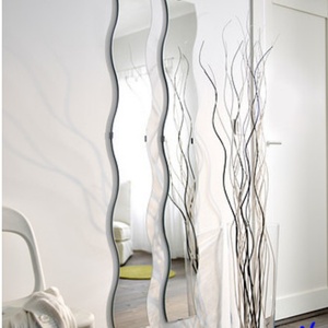 Miroir de forme personnalisée pour un design moderne, miroir créatif de forme ondulée irrégulière, miroir long ondulé décoratif, miroir de pleine longueur - Product Image 4