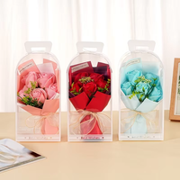 Bouquet de roses artificielles en savon, boîte cadeau, commerce transfrontalier, Saint-Valentin, fête des mères, cadeau de Thanksgiving, rose éternelle