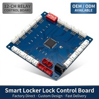 Module de relais intelligent pour armoire de contrôle de verrouillage à 12, 16 ou 28 canaux RS485 DC12V 24V avec Modbus RTU pour casiers de stockage (fabricant)