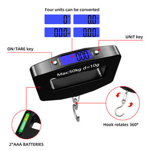 Neues Design: Digitale Taschenwaage aus Edelstahl zum Abwiegen von Düngemitteln, tragbare Gepäck- und Reisewaage - Product Image 3
