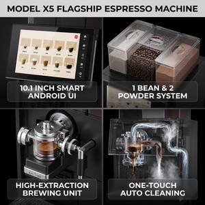 Fast Brewing Professional Smart One Touch Office Commercial Multi-drinks Digital Display Espresso Machine Cafetera Expreso - Product Image 3