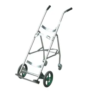 stainless steel oxygen cylinder trolley gas cylinder trolley hospital trolley