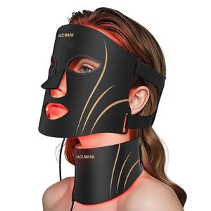 Maschere Facciali LED a 7 Colori con Logo Personalizzato, Macchina per la Cura della Pelle del Viso, Maschera in <span class=keywords><strong>Silicone</strong></span> con Luce Rossa - Product Image 1
