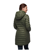 Vestes matelassées longues noires de luxe pour femmes, nouvelle mode hiver, coupe-vent, teintes, respirantes et personnalisées