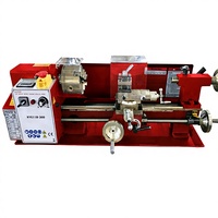 Hoge Precisie 180Mm Mini Cnc Horizontale Draaibank Machine Hobby Metalen Draaibank Voor Metaalbewerking