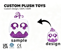 Boneka Karakter Hantu Plushie Custom Lembut untuk Hadiah Acara Boneka Plushie Custom