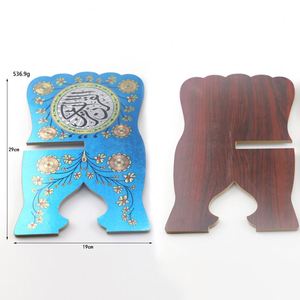 Support de livre en bois vintage en gros avec sculptures complexes, design pliable pour la maison, le bureau et les articles de décoration créatifs, livraison directe - Product Image 4
