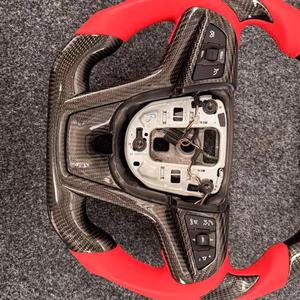 <span class=keywords><strong>Volant</strong></span> sport en fibre de carbone de haute qualité ZHOUCHI pour Chevrolet Camaro, <span class=keywords><strong>cuir</strong></span> rouge, durable, NOUVEAU design 2015- 3 branches - Product Image 4