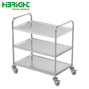 Étagère de stockage de cuisine commerciale de haute qualité en acier inoxydable à plusieurs niveaux étagère d'organisation de restaurant d'hôtel pour casseroles - Product Image 6