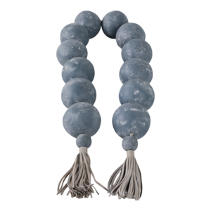 Filo di perle rotonde, perle Ecomix intagliate, nappe in pelle per decorazioni per la casa, bagno, mensole, ornamenti per tavolini da caffè - Product Image 4