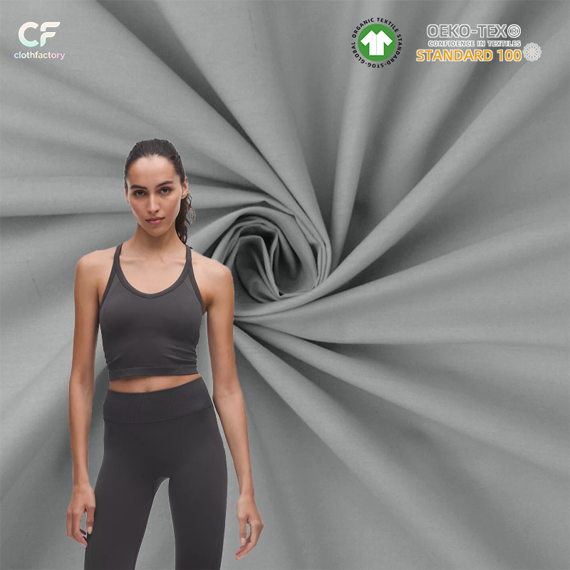 High Elastic Nylon Spandex Fabric for Sports Bra and Bikini Shaping Stretch Activewear Fabric