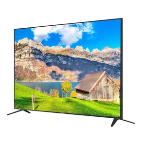 43 50 55 60 65 75 85 Inch Wifi Slim Televisore Television Android TV Smart 4K UHD Large Screen Frameless LCD LED TV