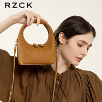 RZCK Dubai luxe imperméable sans logo petit sac à main à poignée supérieure marron chic en cuir végétalien sacs à bandoulière pour femmes 2025 sacs à main