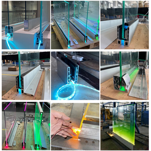 รั้ว<span class=keywords><strong>กระจก</strong></span> LED ยอดนิยมของอเมริกา DDP ผู้ผลิตราวบันไดกระจกกลางแจ้ง <span class=keywords><strong>ราคา</strong></span>โรงงาน ราวบันได<span class=keywords><strong>กระจก</strong></span>นิรภัยแบบกำหนดเอง - Product Image 4