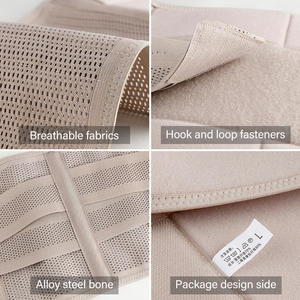 Faja de adelgazamiento de punto, faja moldeadora, soporte de espalda, ejercicio ajustable, Fitness, compresión Abdominal, entrenador de cintura - Product Image 6