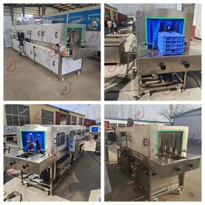 ماكينة غسيل سلة مخصصة بالبعد أوتوماتيكي بالكامل من juwi ، ماكينة تنظيف غسالة صينية البيض - Product Image 2