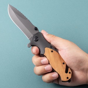 Facas de Caça em Aço Inoxidável Bochen Imagem China Canivete de Bolso Atacado DIY Grau OEM Personalizável Afiado Durável - Product Image 6