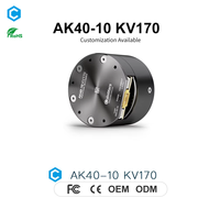 Actuador Robótico Ligero CubeMars AK40-10 KV170 185g 4.1Nm Pico 10 1 Motor BLDC con Engranaje Planetario y Controlador para Muñeca Robótica