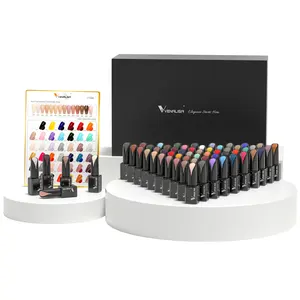 Venalisa-Ensemble de Vernis à Ongles Professionnel LED UV, 60 Couleurs, Haute Pigment, Inodore, 15ml