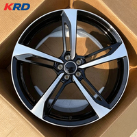 Rines Forjados de 18-21 Pulgadas, PCD 5x112, CB 66.45/66.5, ET 20-35, Negro Brillante/Gunmetal, Monobloque, para Audi Performance