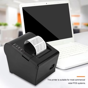 Thermal Inkless <strong>3inch</strong> 80mm Desktop POS Receipt Printer Auto Cutter USB Wireless <strong>Interface</strong> Easy Paper Loading Stock 1-Year - Product Image 4