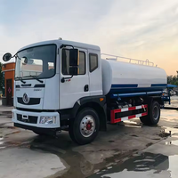 Camión Cisterna de Agua Diésel Dongfeng 4x2 Usado, Camión Cisterna de Segunda Mano con Alcance de Rociado de 12-16m, Emisión Euro 3 para Agua