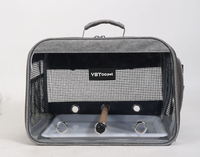 Sac de transport pour perroquet en nylon respirant, sac à oiseaux portable pour les sorties, design résistant aux éclaboussures