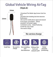 Mini Smart AirTags Localisateur GPS Mon Traceur Moto Véhicule Suivi iOS Android Air Tag Sans Carte SIM pour Moto Voiture