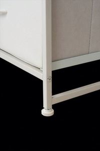 Living Room Fabric Cabinets Durable Stainless Steel MDF Modern Freestanding Panel <b>Pine</b> Various Color Sample Support Fabric - Product Image 4