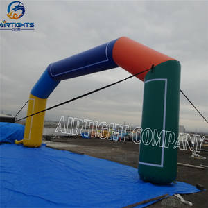 Arc de <span class=keywords><strong>portique</strong></span> gonflable extérieur multicolore à impression de logo personnalisé pour la publicité commerciale - Product Image 3