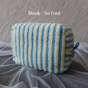 Embroidery Logo Stripe Cosmetic <b>Bag</b> Large Capacity Travel <b>Toiletry</b> <b>Bag</b> Portable Women Makeup <b>Bag</b> - Product Image 6