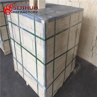 Brique d'alumine de haute qualité, réfractaire moyenne (1580-1770°C), teneur en Al2O3 de 63%, 230x114x65mm, 15% SiC, marque SIJIHUO, Chine