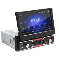 Autoradio MP5 portable 7 pouces 1Din, prise en charge AM FM RDS, autoradio stéréo manuel