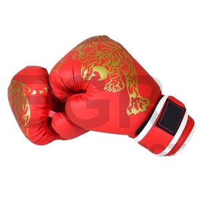 ถุงมือมวย MMA สำหรับมืออาชีพ,ทำจากหนัง PU ใส่โลโก้ได้ตามต้องการ - Product Image 1